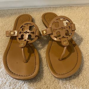 Tory Burch Tan Miller Sandals